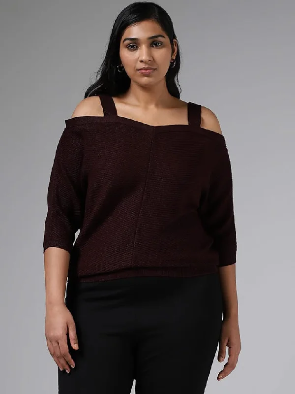 Women's pants for family gatherings Embroidered women jeans with intricate patterns Gia Wine Knitted Off-Shoulder Top Women's pants for family gatherings Embroidered women jeans with intricate patterns Gia Wine Knitted Off-Shoulder Top