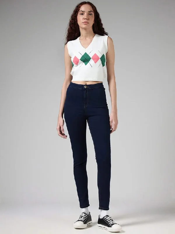 Women's pants for swimming (board shorts style) High - rise flare women jeans for a 70s - inspired look Nuon Dark Blue Slim - Fit High Rise Jeans Women's pants for swimming (board shorts style) High - rise flare women jeans for a 70s - inspired look Nuon Dark Blue Slim - Fit High Rise Jeans