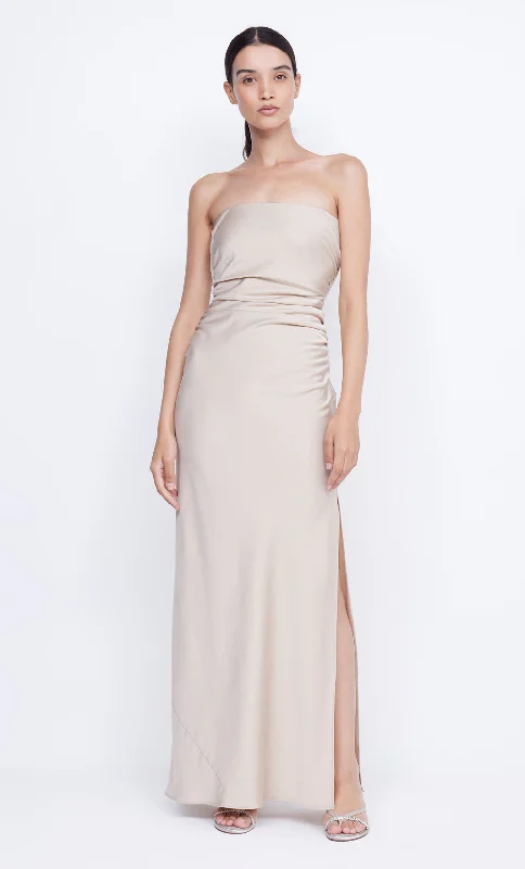 ETERNITY STRAPLESS MAXI - SAND