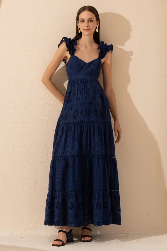 Maxi dresses with a wrap - around style for a customizable fitPRESTON DRESS