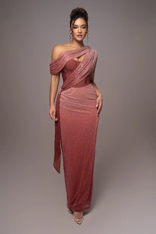 Cotton maxi dresses for a comfortable and everyday - wear optionRed Celestina Draped Maxi Dress Cotton maxi dresses for a comfortable and everyday - wear optionRed Celestina Draped Maxi Dress