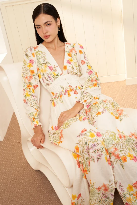 Maxi dresses with cold - shoulder cutouts for a trendy lookTABITHA MAXI