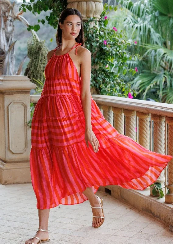 Maxi dresses with mesh panels for a sexy and trendy appearanceHalterneck Valeria Maxi Dress Maxi dresses with mesh panels for a sexy and trendy appearanceHalterneck Valeria Maxi Dress