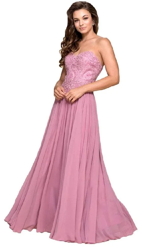 Long Formal Strapless Formal Dress Sale