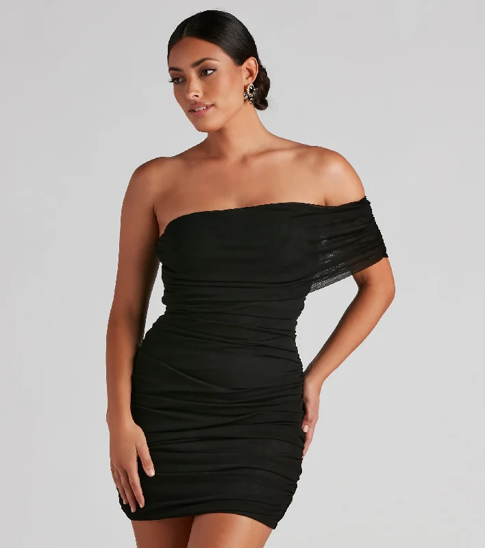 Mesh Muse Bodycon Mini Dress