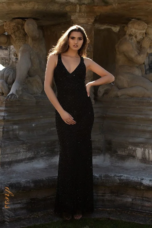 Prom dresses with tiered lace skirts and off - the - shoulder necklines for a feminine and elegant formal affairChic and Holland AN1438 Prom dresses with tiered lace skirts and off - the - shoulder necklines for a feminine and elegant formal affairChic and Holland AN1438