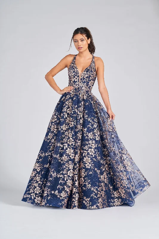 Halter - neck party dresses for a stylish and secure fitColette CL12223 Formal Prom Floral Long Dress Halter - neck party dresses for a stylish and secure fitColette CL12223 Formal Prom Floral Long Dress