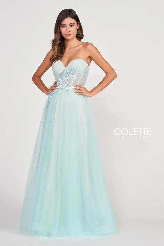 Plus - size party dresses with a flattering cut for all body typesColette CL2001 Formal Applique Prom Long Dress Plus - size party dresses with a flattering cut for all body typesColette CL2001 Formal Applique Prom Long Dress