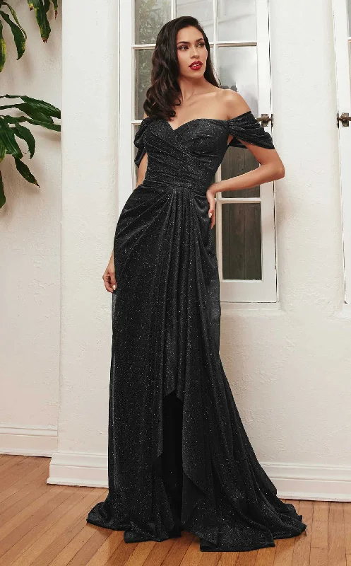 A - line formal dresses with beaded lace appliques for formal eventsLaDivine CD878 Dress A - line formal dresses with beaded lace appliques for formal eventsLaDivine CD878 Dress
