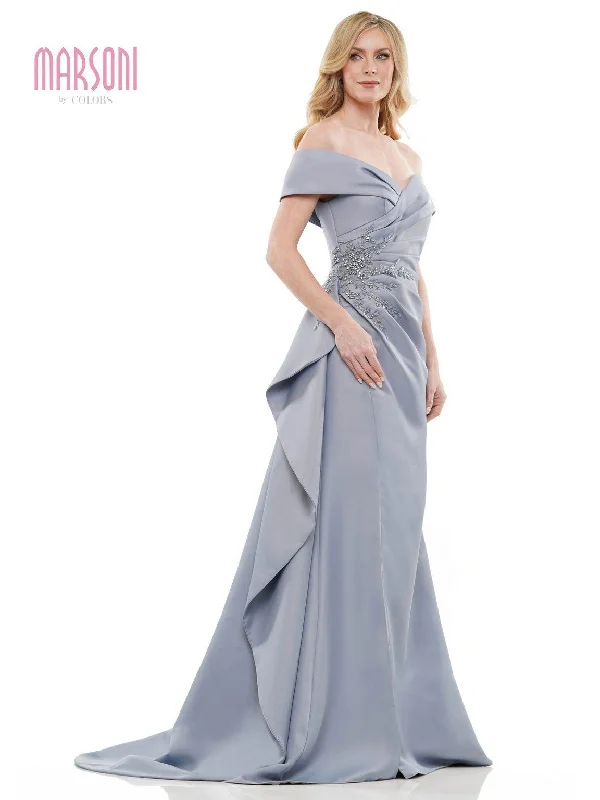 Marsoni MV1235 Long Off Shoulder Formal Dress