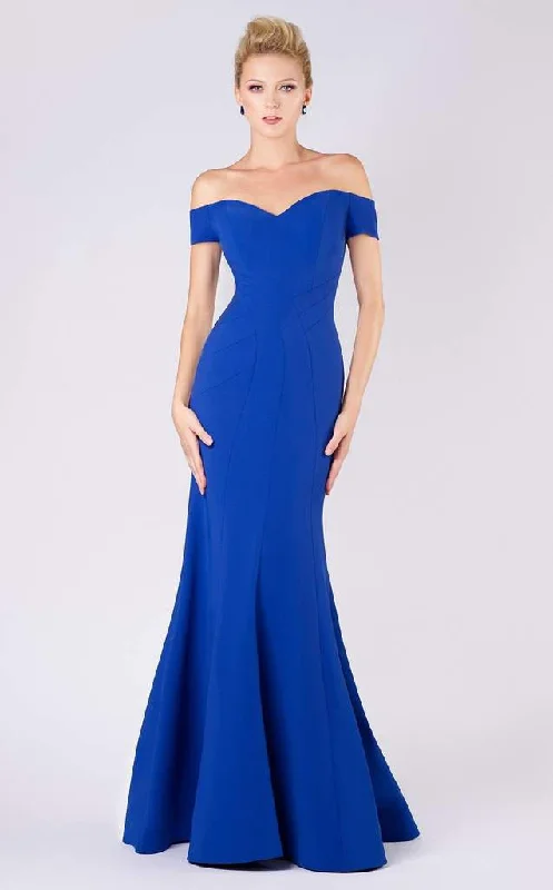 Sequined formal dresses with open backs for a sexy prom styleMNM Couture - M0005 Seam Sculpted Crepe Mermaid Gown Sequined formal dresses with open backs for a sexy prom styleMNM Couture - M0005 Seam Sculpted Crepe Mermaid Gown