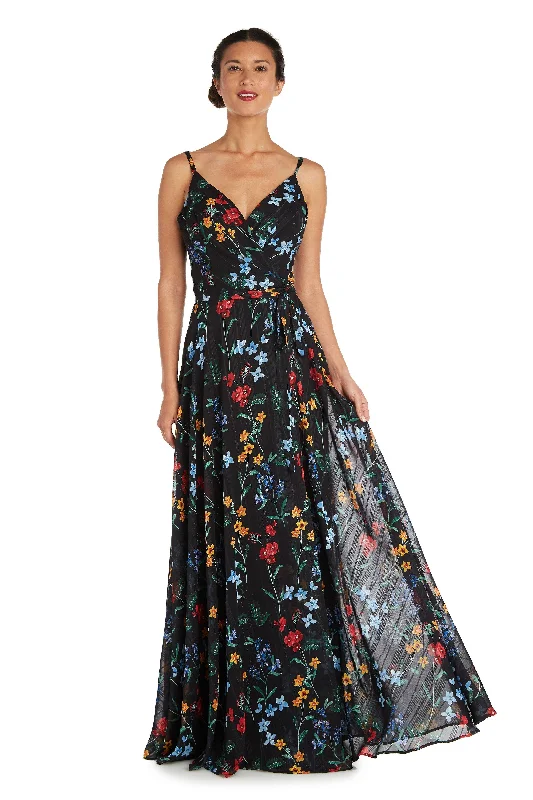 Nightway Long Formal Petite Floral Dress 22040P Sale