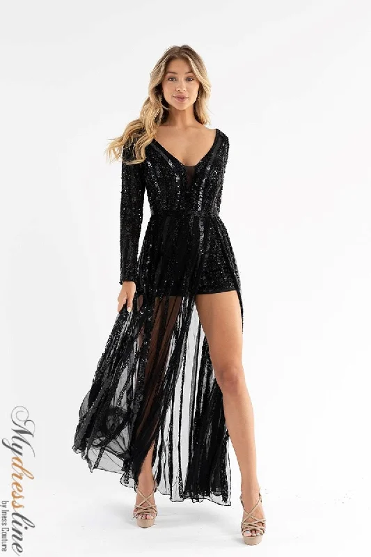 Prom dresses with pom - pom - decorated hems and cotton - blend fabrics for a playful and comfortable formal stylePrimavera 3777