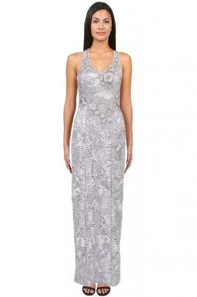 Formal dresses with gathered bodices and wide - leg skirts for a comfortable and stylish silhouetteSue Wong Soutache Embroidered Gown Sleeveless Dress Formal dresses with gathered bodices and wide - leg skirts for a comfortable and stylish silhouetteSue Wong Soutache Embroidered Gown Sleeveless Dress