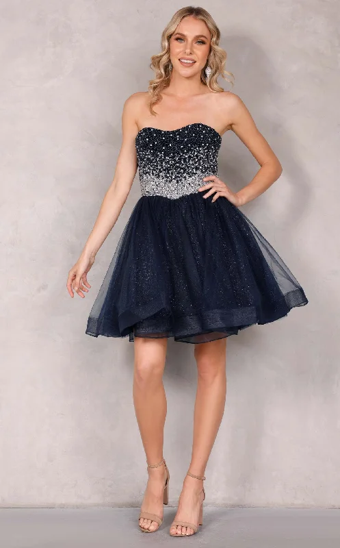 A - line party dresses with a floral print for spring events​Terani 2027H3393 Dress