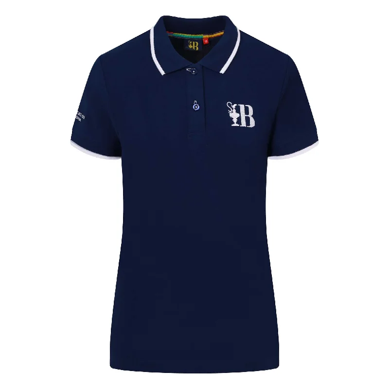 Polo shirt with a cropped length for a trendy lookWomens Tipped Polo