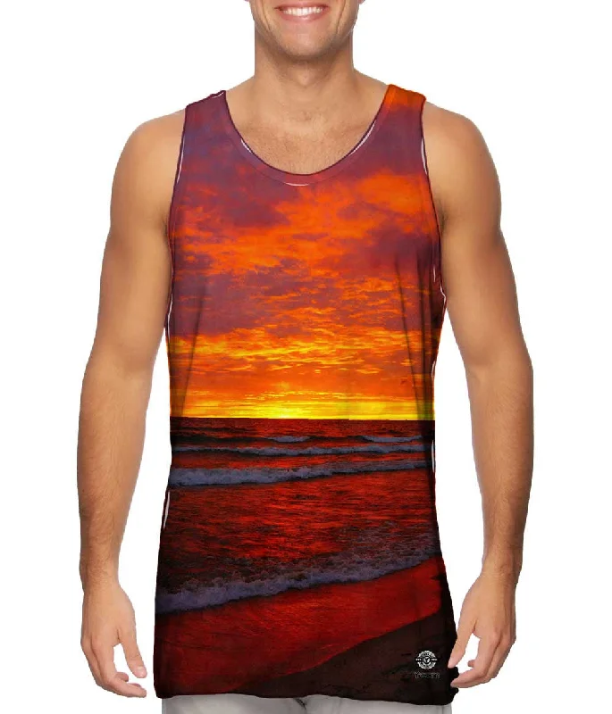 Women's Sleeveless Ribbed Tank Tops for a Trendy LookAnother Calm Sunset