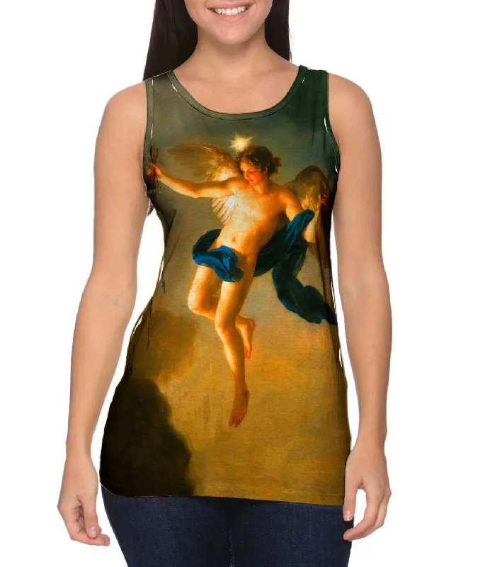Plus Size Women's Puff - Sleeve Tank Tops in Pastel HuesAnton Raphael Mengs - "Hesperus as Personification of the Evening Star" (1765) Plus Size Women's Puff - Sleeve Tank Tops in Pastel HuesAnton Raphael Mengs - "Hesperus as Personification of the Evening Star" (1765)
