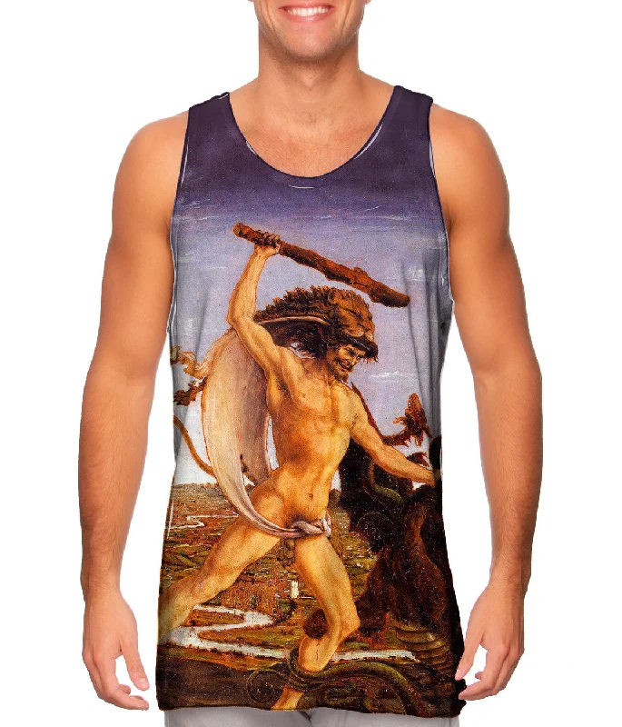 Women's Sleeveless Ribbed Tank Tops for a Trendy LookAntonio del Pollaiolo - "Ercole e lIdra e Ercole e Anteo" (1431) Women's Sleeveless Ribbed Tank Tops for a Trendy LookAntonio del Pollaiolo - "Ercole e lIdra e Ercole e Anteo" (1431)