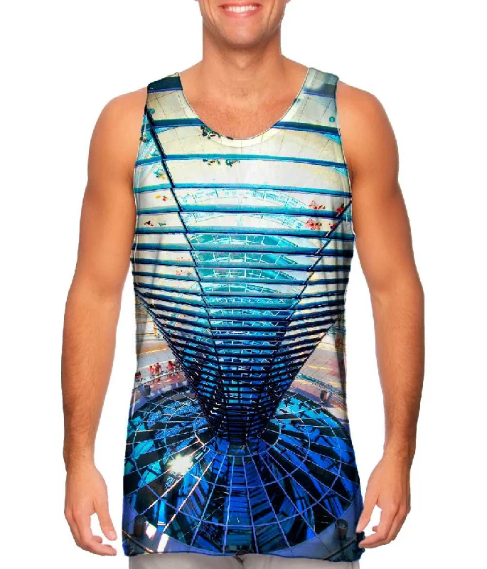 Plus Size Women's Criss - Cross Back Tank Tops in Neon ColorsArchitecture Reichstag