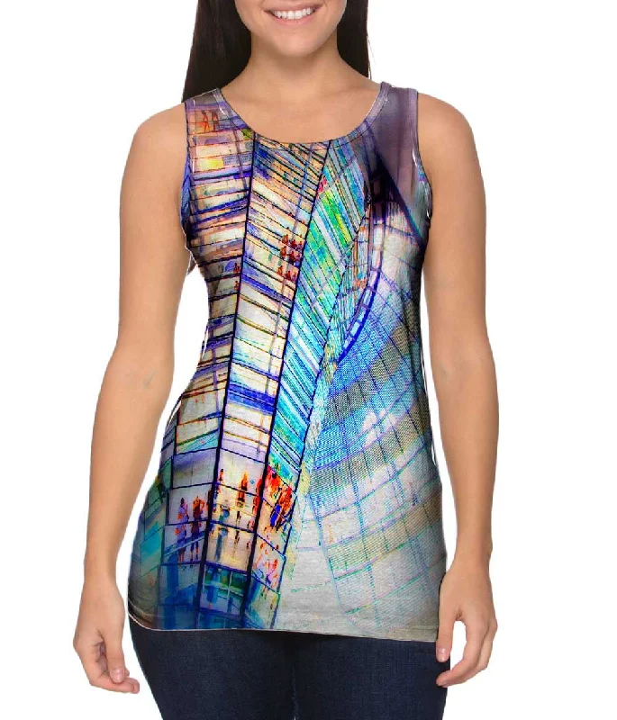 Women's Sleeveless Ribbed Tank Tops for a Trendy LookArchitecture Reichstag Vertical Women's Sleeveless Ribbed Tank Tops for a Trendy LookArchitecture Reichstag Vertical