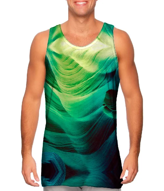 Women's Sleeveless Ribbed Tank Tops for a Trendy LookArizona Rockclimbing Sandstone Green Women's Sleeveless Ribbed Tank Tops for a Trendy LookArizona Rockclimbing Sandstone Green