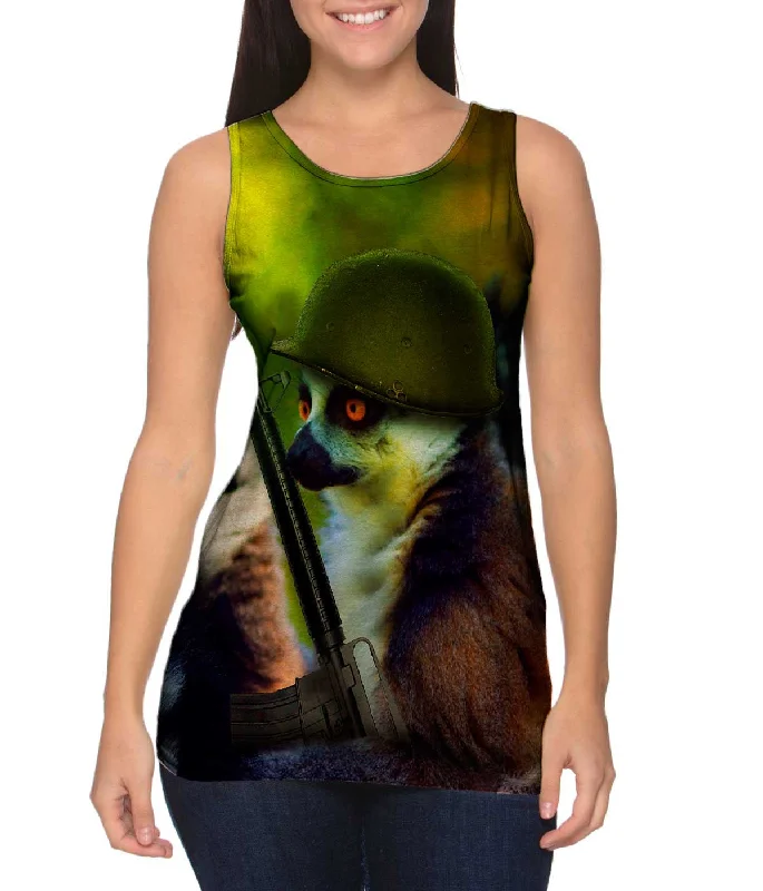 Halter Neck Women's Modal Blend Tank Tops for ComfortArmy Lemur