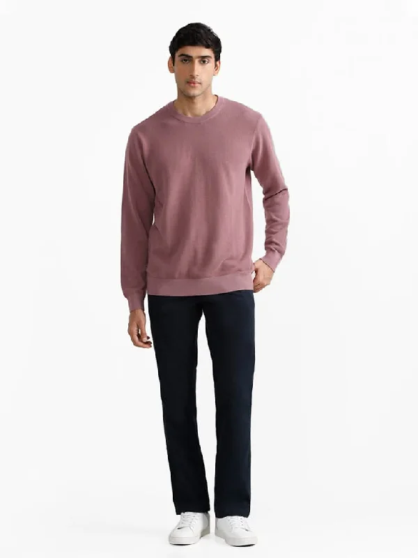 Bermuda Women Shorts for a Classic and Sophisticated LookAscot Dobby Dusty Pink Cotton Relaxed-Fit Sweater Bermuda Women Shorts for a Classic and Sophisticated LookAscot Dobby Dusty Pink Cotton Relaxed-Fit Sweater
