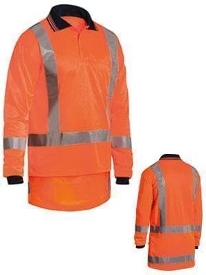 Wrinkle - resistant polo shirt for travel convenienceBisley Workwear Taped Hi Vis Long Sleeve Polo BK6805T Wrinkle - resistant polo shirt for travel convenienceBisley Workwear Taped Hi Vis Long Sleeve Polo BK6805T