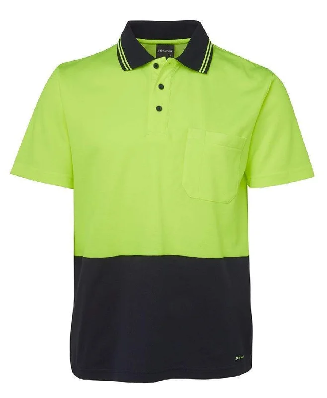 Sleeveless polo shirt for hot summer daysJB'S Hi-Vis Non-Cuff Short Sleeve Cotton Back Polo 6NCCS Sleeveless polo shirt for hot summer daysJB'S Hi-Vis Non-Cuff Short Sleeve Cotton Back Polo 6NCCS