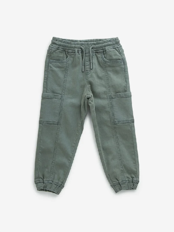 Leather Look Women Shorts for an Edgy and Chic StyleHOP Kids Olive Cargo-Style Mid-Rise Denim Joggers Leather Look Women Shorts for an Edgy and Chic StyleHOP Kids Olive Cargo-Style Mid-Rise Denim Joggers