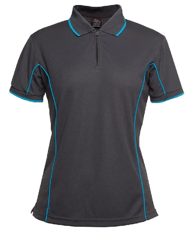 Women's classic white cotton polo shirt for casual outingsJB'S Wear Women’s Piping Work Polo 7LPI