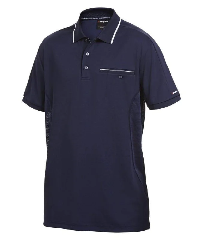 Zip - off sleeves polo shirt for changing weather conditionsKingGee Workcool Hyperfreeze Work Polo Shirt K69789 Zip - off sleeves polo shirt for changing weather conditionsKingGee Workcool Hyperfreeze Work Polo Shirt K69789