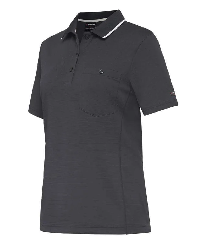Retro - style polo shirt with a vintage logoKingGee Workcool Hyperfreeze Women's Polo Shirt K44740 Retro - style polo shirt with a vintage logoKingGee Workcool Hyperfreeze Women's Polo Shirt K44740