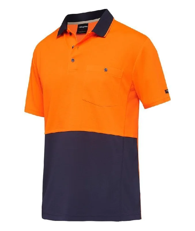 Solid color performance fabric polo shirt for sports activitiesKingGee Workcool Hyperfreeze Spliced Polo Shirt K54205 Solid color performance fabric polo shirt for sports activitiesKingGee Workcool Hyperfreeze Spliced Polo Shirt K54205