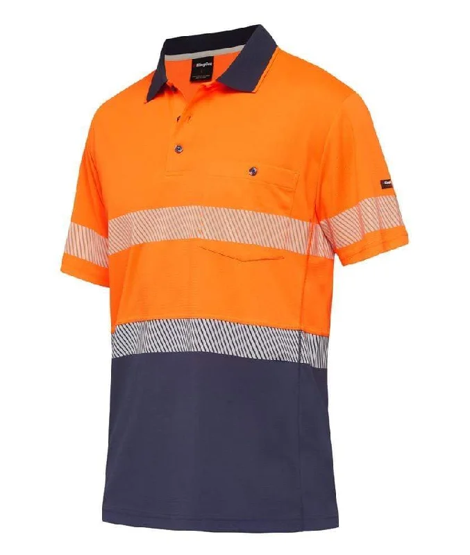 Polo shirt with a hidden pocket for small essentialsKingGee Workcool Hyperfreeze Spliced Taped Polo Shirt K54215 Polo shirt with a hidden pocket for small essentialsKingGee Workcool Hyperfreeze Spliced Taped Polo Shirt K54215