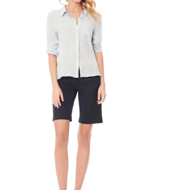 Belted Women Shorts to Enhance the WaistlineNash Bermuda Short In Navy