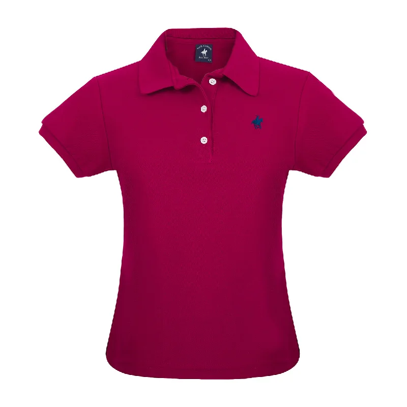 Button - through back polo shirt for a unique designPBD96100VIN