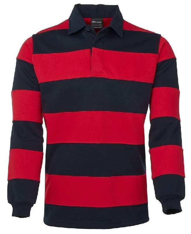 Nursing polo shirt for breastfeeding mothersJB'S Striped Rugby Polo Shirt 3SR