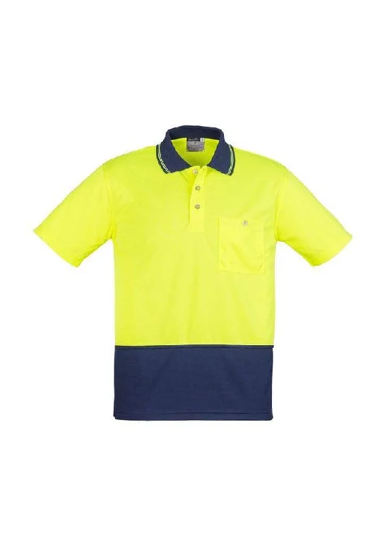Two - tone polo shirt for a modern and stylish appearanceSYZMIK Unisex Hi Vis Basic Spliced Polo - Short Sleeve ZH231 Two - tone polo shirt for a modern and stylish appearanceSYZMIK Unisex Hi Vis Basic Spliced Polo - Short Sleeve ZH231
