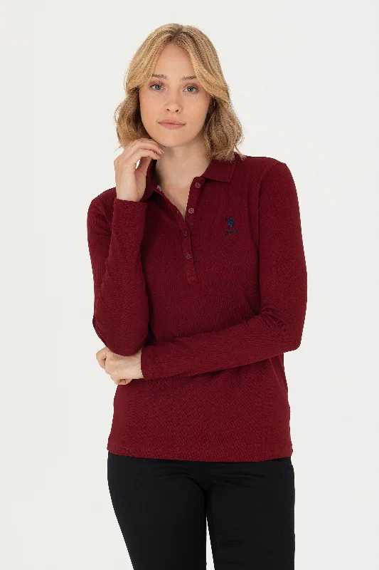 Polo shirt with a scalloped hem for a feminine detailPolo Majica