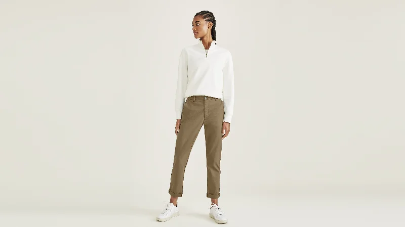 Linen Women Shorts for Breathable Comfort in Hot WeatherWeekend Chinos, Slim Fit: Premium Edition