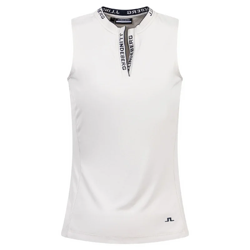 Thermal - lined polo shirt for cold - weather activitiesWomens Leya Sleeveless Top Moonbeam - AW24 Thermal - lined polo shirt for cold - weather activitiesWomens Leya Sleeveless Top Moonbeam - AW24
