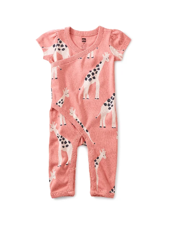 Flutter Wrap Neck Baby Romper