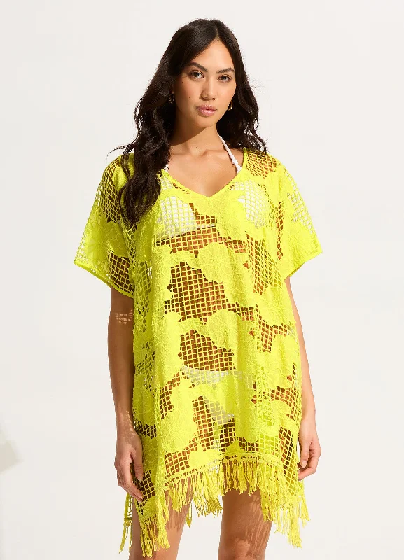 Mesh Kaftan - Citron