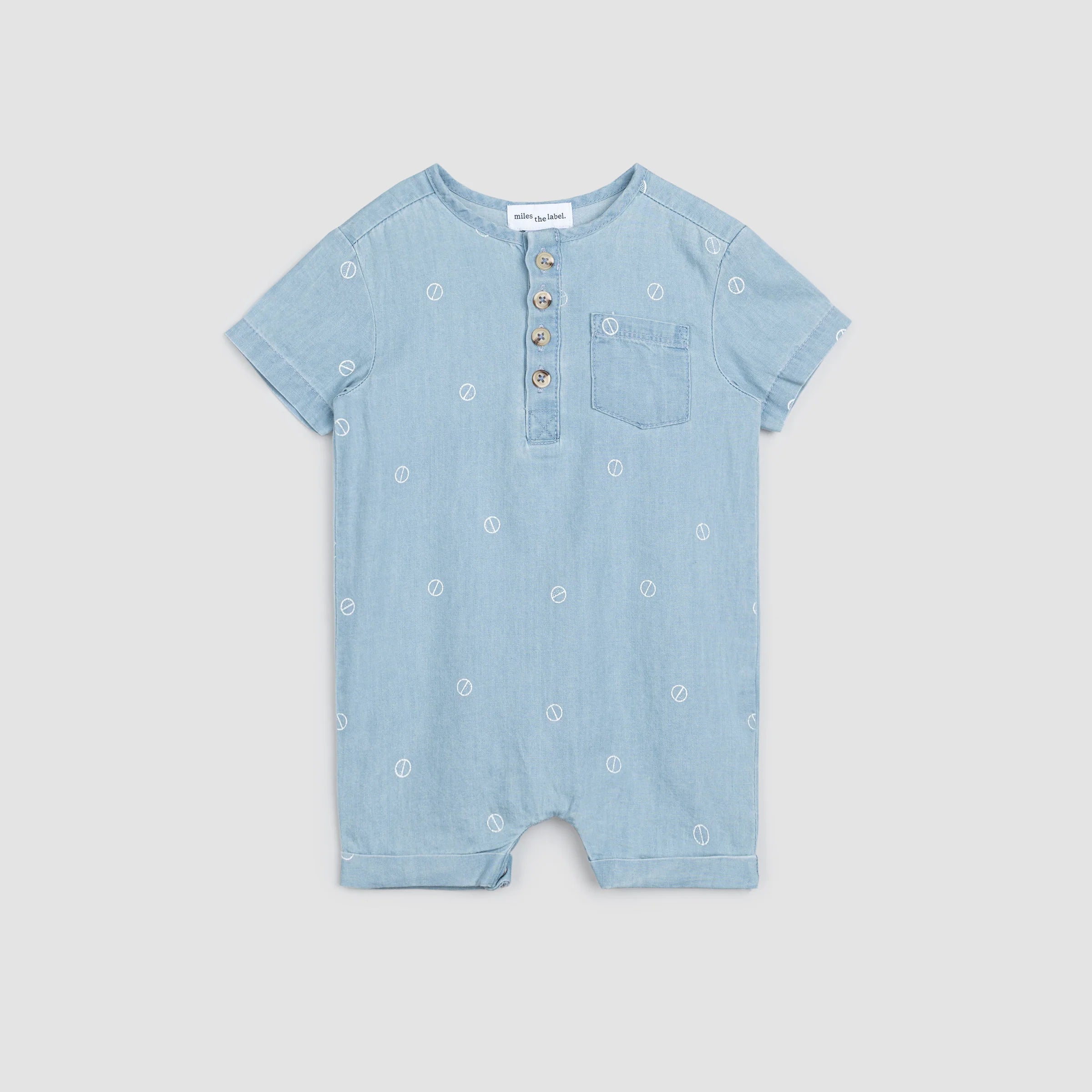 Rollerball Chambray Romper