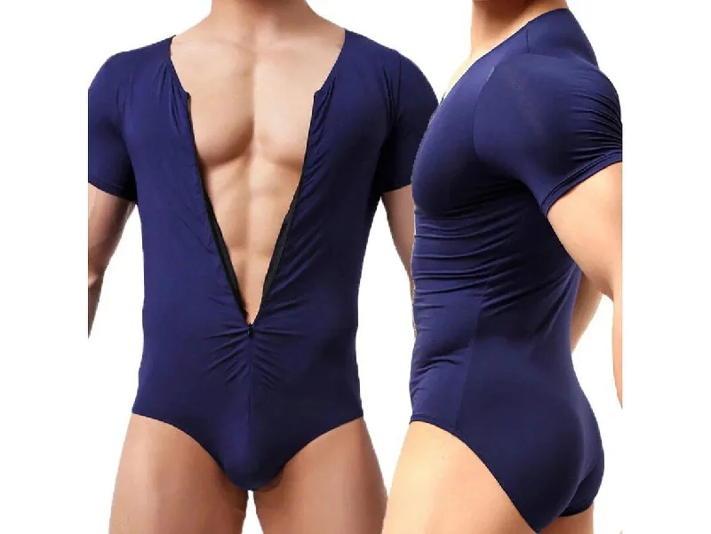 Gay Bodysuits | Sexy Comfy Zipper Loungewear